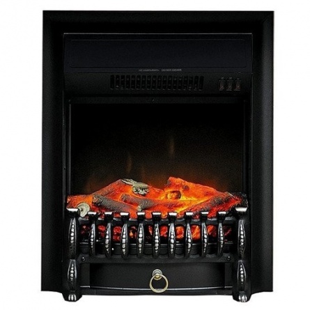 Электрокамин Royal Flame Fobos FX Black+ портал Dublin арочный скальный шампань фото 4